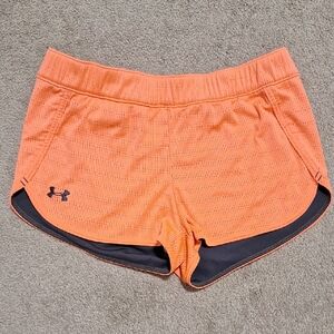 Under Armour Women's Vibrant Orange Athletic Shorts